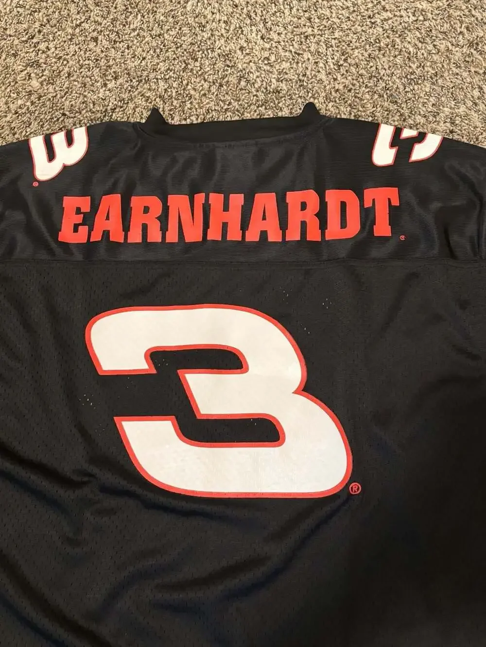 Chase Authentics Dale Earnhardt No. 3 NASCAR Football Jersey